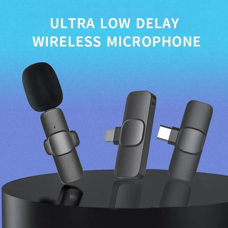 K1 Wireless Lavalier Mic - Noise Canceling TikTok Microphone with Reverb & Discreet Clip