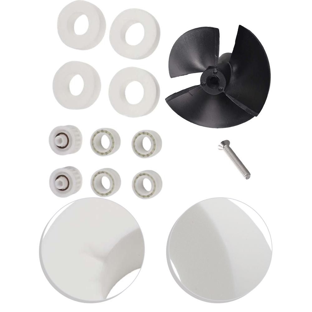 Pool Cleaner Spare Parts Kit: 9995266-R1 Impeller + 4x 6101611-R4 Climbing Wheels + 6x 3884997-R6 Guide Wheels