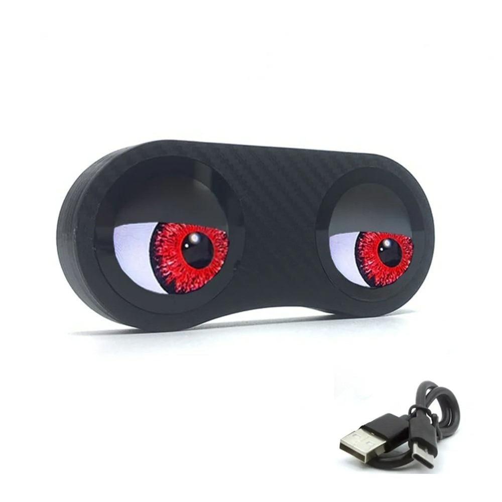 

Programmable Demon Eyes Bike Tail Light 1200mAh Bike Taillight Bicycle Taillight for MTB Road Bike 1pc