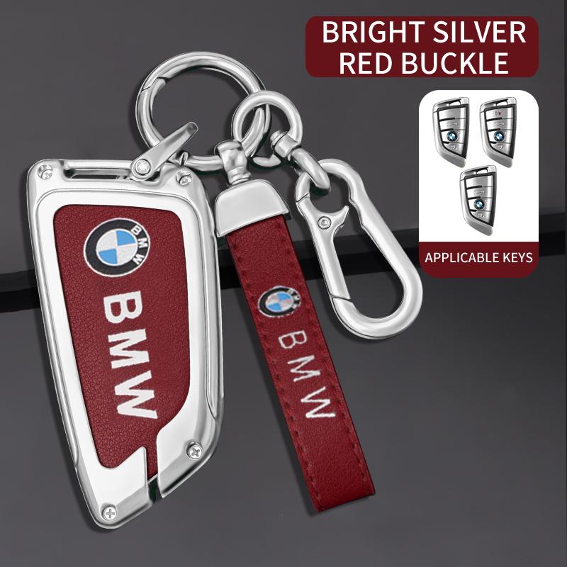 BBIJ5 Car Key Case Cover Bag For Bmw F20 G20 G30 X1 X3 X4 X5 G05 X6 X7 G11 F15 F16 G01 G02 F48 Accessories Holder Shell Keychainsories