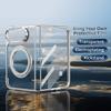 360 Degree Rotating Electroplated Transparent for Magsafe Magnetic Bracket Phone Case,  for IPhone Ultra Screen Protector Cover