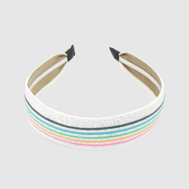 LALA Twinkle Stripe Hairband P-Silver