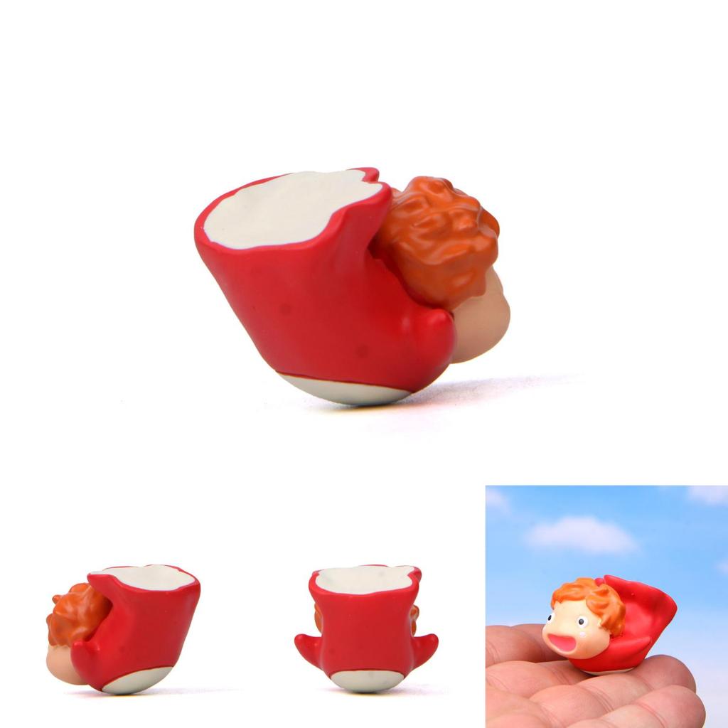 Ponyo Cartoon Goldfish Mini Doll Model Ornament For Home Decor