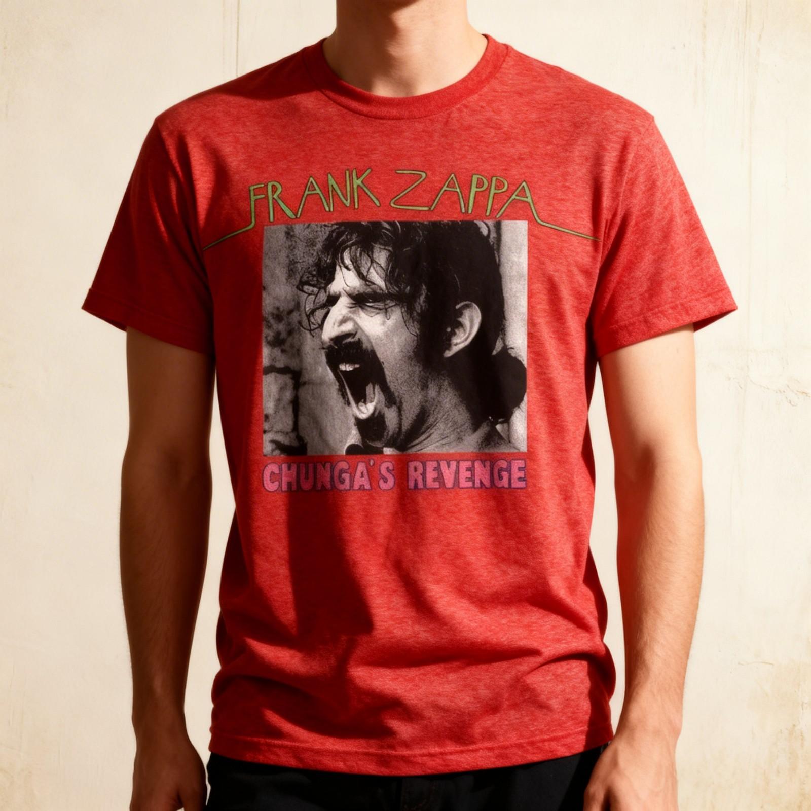 Vtg Vtg Frank Zappa Cotton Red T Shirt All Size For Men Unisex T-Shirt XXXL