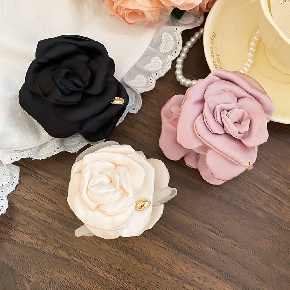 Bohemian Artificial Flower Clips Back of the Head Hair Clip  Headdress Styling Tool