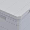 Garden Storage Box 90 L Light Grey