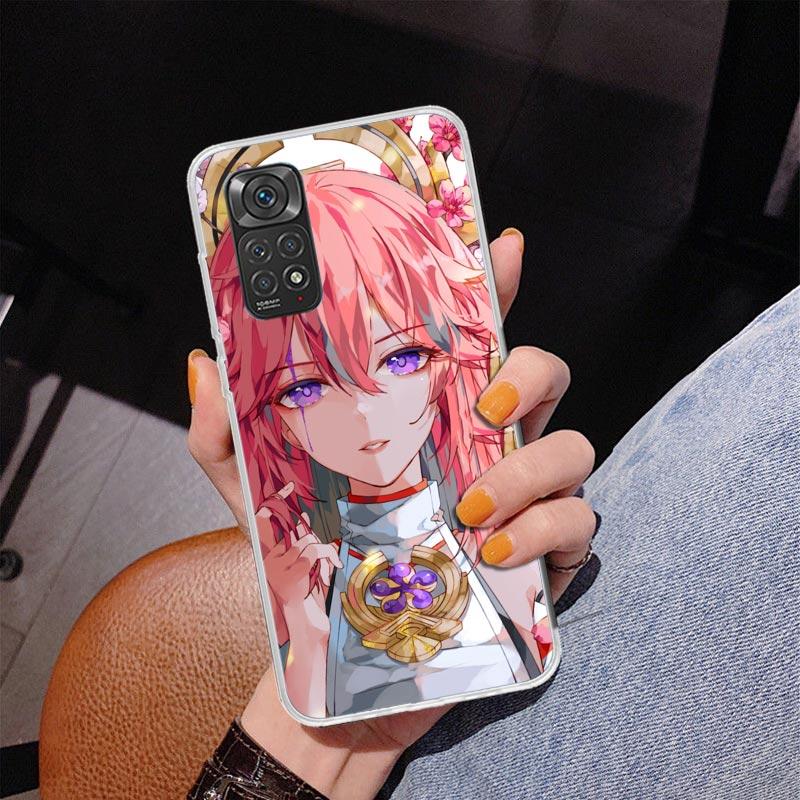 Genshin Impact Raiden Shogun Baal Phone Case For Xiaomi Redmi Note 15 14 13 12S 12 11 Pro Plus 14S 11S 11E 10 10S 11T 5G Persona
