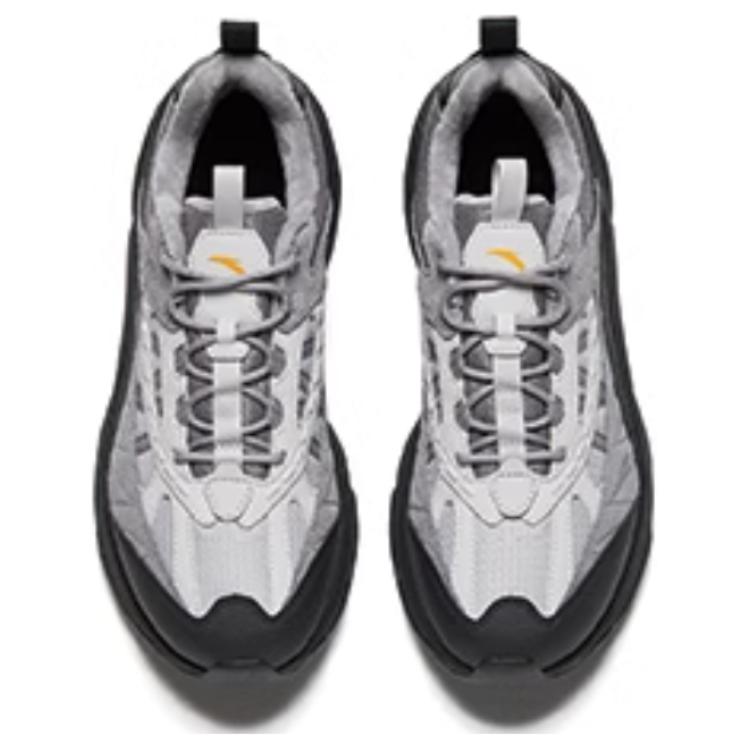 New Anta Anti Slip Wear Resistant Low Top Hiking Shoes Men's Gray Black 912445585-6