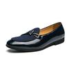 2024 Spring/Summer Men's Trendy Slip-On Leather Shoes - Low-Top, Stylish, Versatile for All Seasons