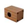 Cajon Drum Box Wooden Drum Hand Drum Smooth Glossy Surface Percussion Instrument Zebra Wood for