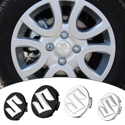 SCCF4 4pc 54mm 58mm For Original Car Wheel Hub Center Cap Emblem Accessory For Suzuki SX4 SWIFT Alto Liane Vitara Jimny S-Cross