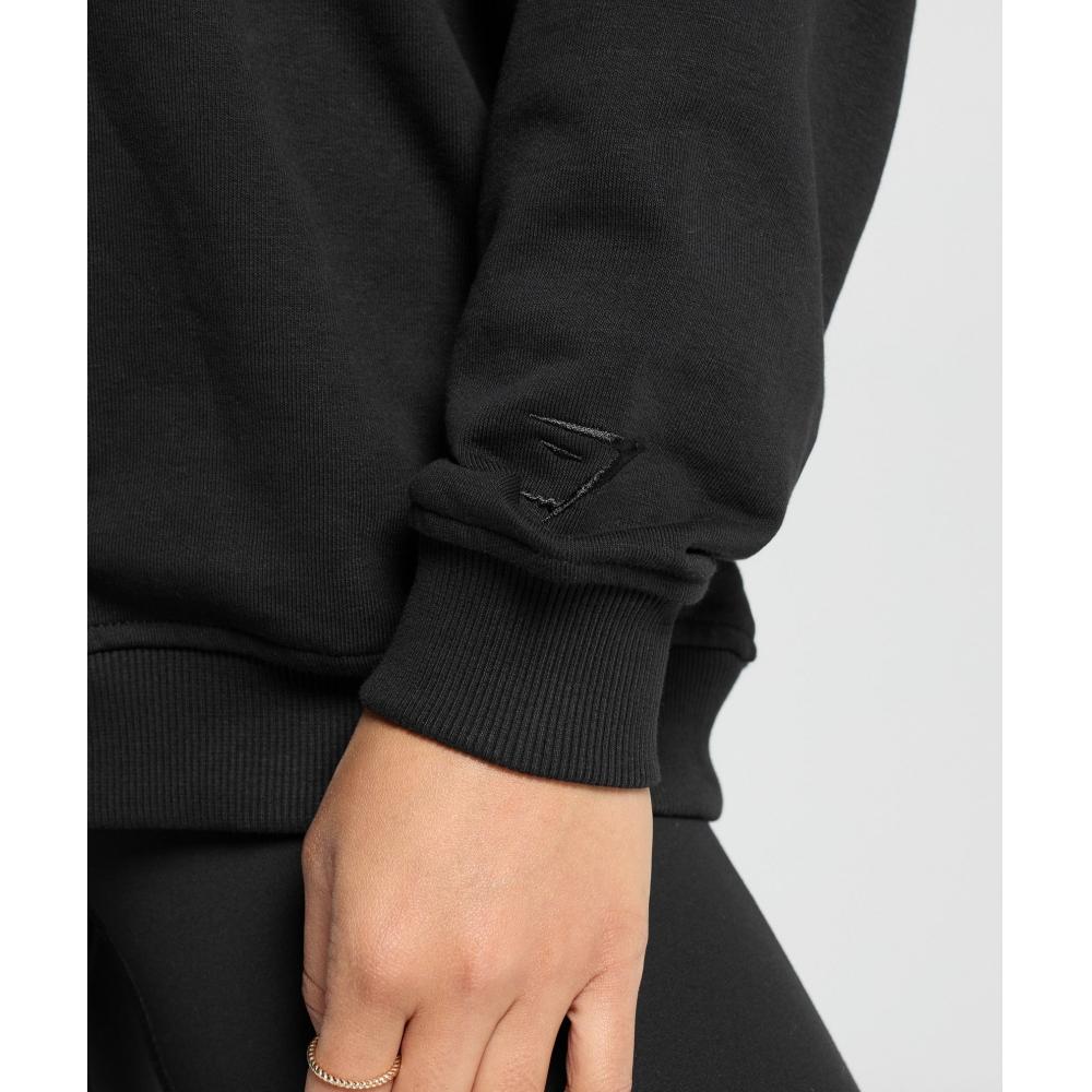 Gymshark Block Oversized Hoodie Black B6a3e Bb2j