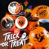 100/10Pcs Scary Halloween Balloons Kids Toys Pumpkin Skeleton Ghost Bar Party Decor Balloon Halloween Black Orange Latex Balloon