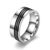 Men's Rotating Cross Titanium Steel Ring - European & American Style Stainless Steel Jewelry