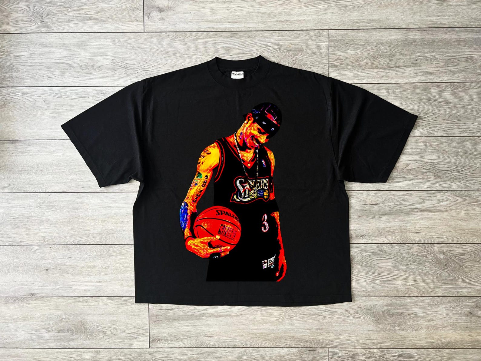 Allen Iverson Basketball Design, T Shirt Design, Basketball Design, Png File, Good For DTF DTG Sublimation, Ready To Print XL