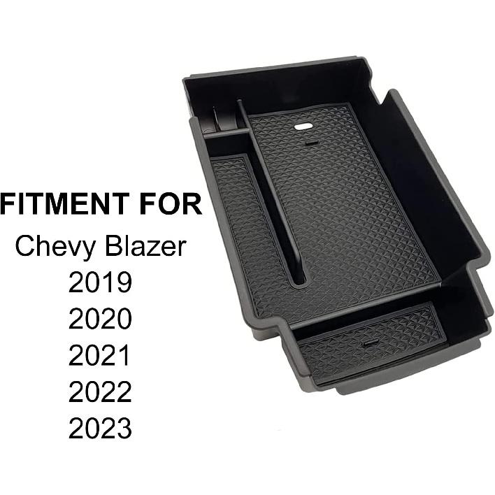 JOJOMARK Compatible With Chevy Blazer 2024 2025 Accessories Center Console Tray Organizer, Armrest Secondary Storage Box