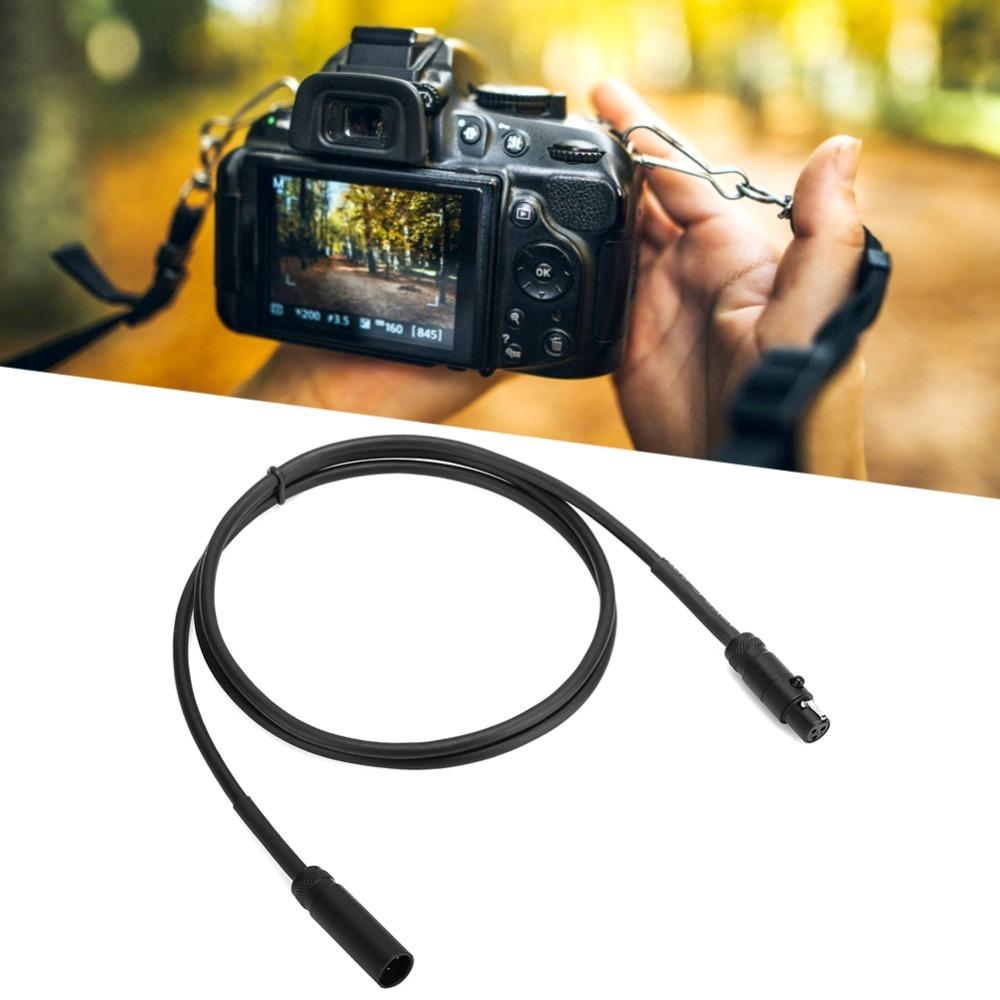 Plug and Play 3Pin Mini XLR Male To Female Cable for Camcorder DSLR Camera Interface Connection