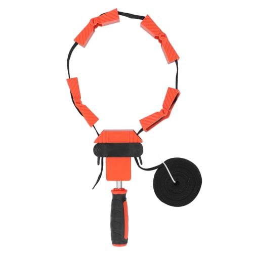 

Zerodis 4m Nylon Corner Clamp, Universal Belt Clamp, Strap Clamp, Multipurpose, Round, Adjustable, for DIY Photo Frames, Chair Frames, and Carpentry