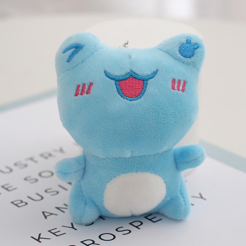 Adorable Plush Frog Keychain Toy With Customizable Clothing And Accessories For Kids