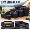 Black Travel Picnic Handbag 600D Oxford Cloth Tent Storage Bag  Outdoor Supplies