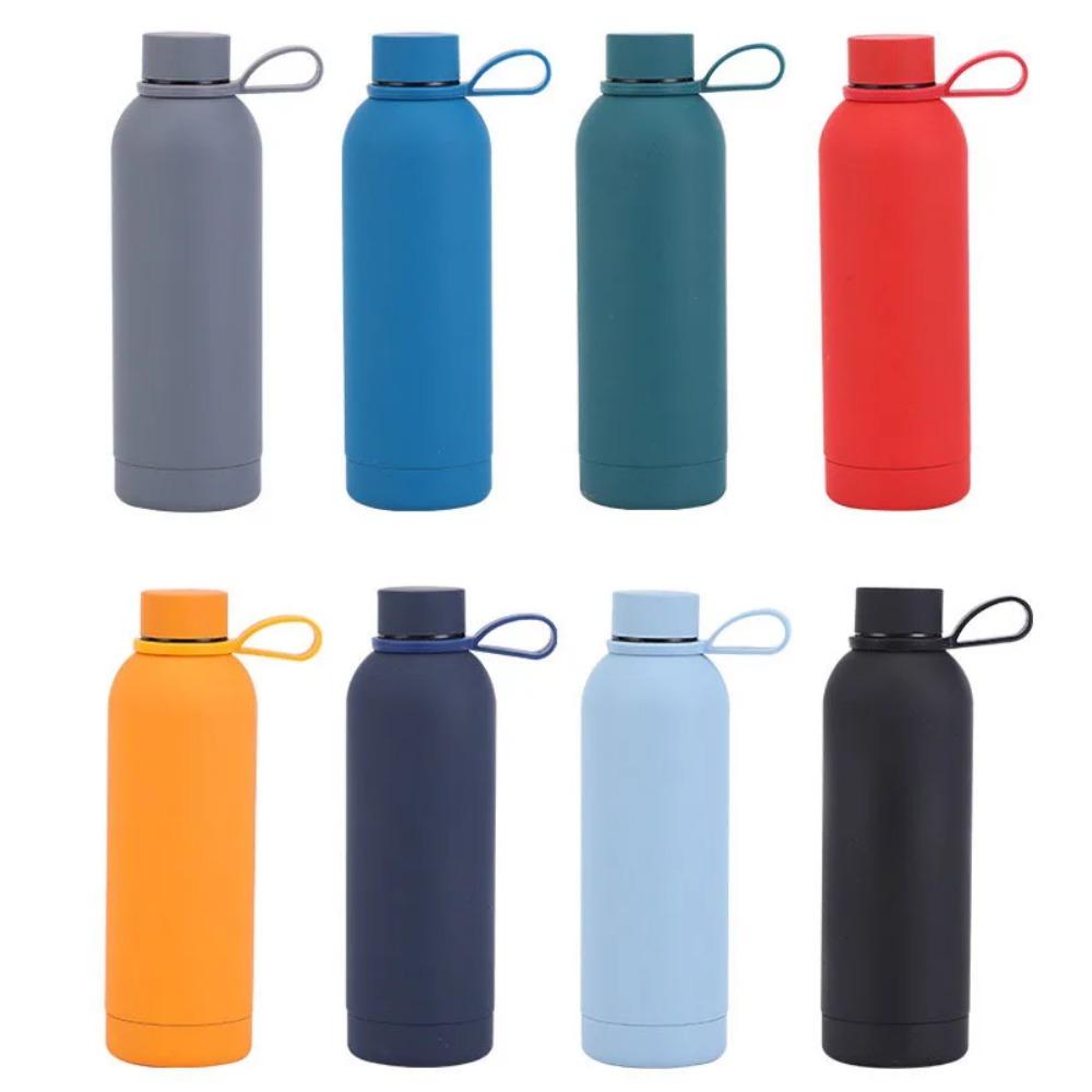 500ml 304 Stainless Steel Small Bottle Large-Capacity Thermos With Handle Outdoor Portable Sports Cup Vacuum Insulation Gifts