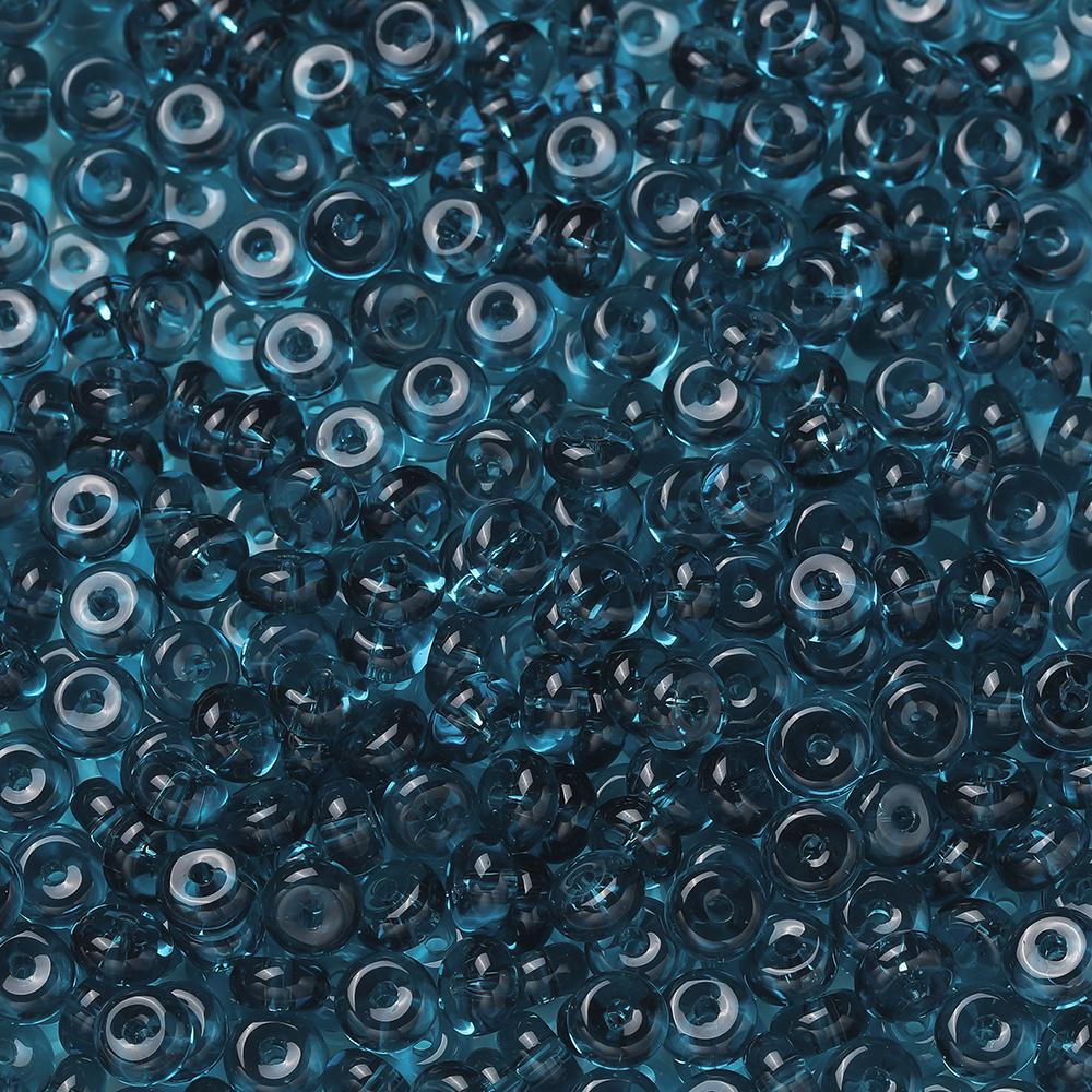 50pcs/Lots Colored Glass Seed Bead Abacus Shape Spacer Loose Beads for DIY Jewelry Making Bracelet Necklace Charms Accessories