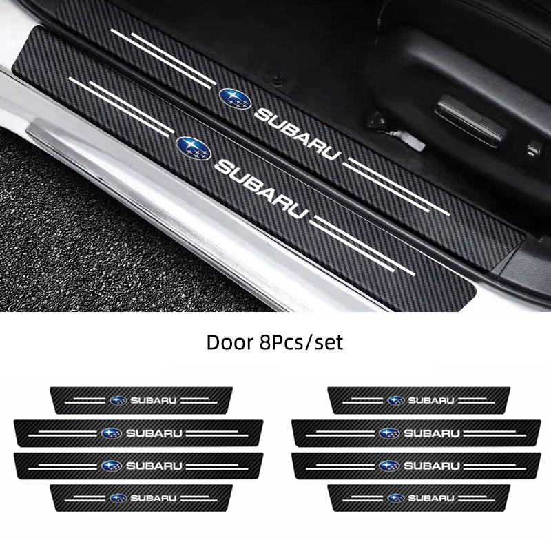 Car Door Sill Protector Sticker Threshold Non-slip Pad Mat For Subaru Impreza Legacy WRX STI BRZ Forester Outback Levorg Ascent