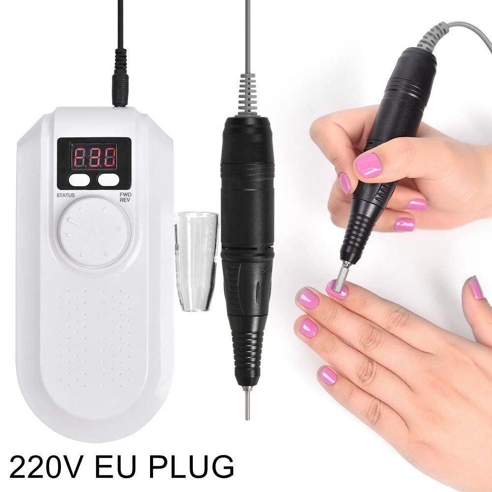 

KADS аккумуляторная дрель для ногтей 30000 об/мин маникюрный станок электрическая пилочка для ногтей фрезы портативный полировщик для маникюрного салона