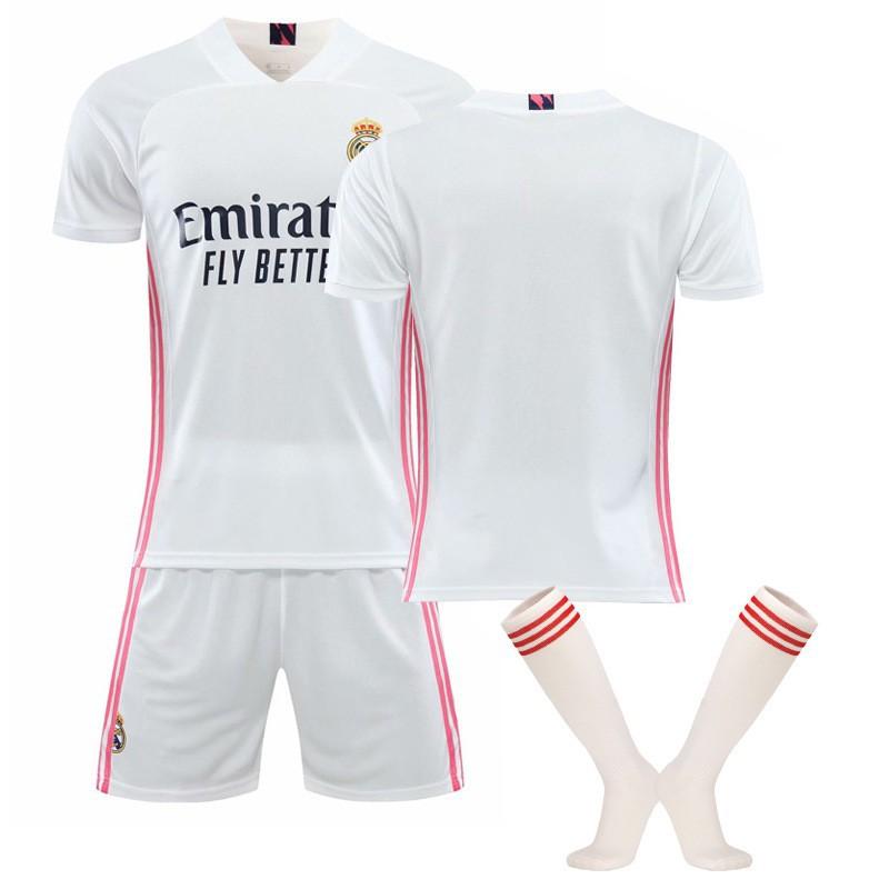 20-21 Home No. 7 C Ronaldo Football Suit Men's 20 Vinicius 4 Ramos 8 Cross