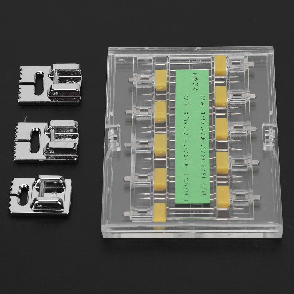 Plastic Double Needles Universal Presser Foot Twin Needles Household Sewing Machine