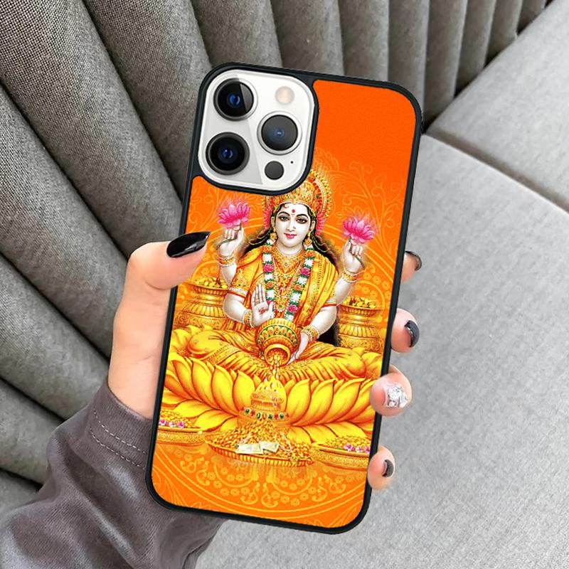 Lakshmi Hindu Goddess Phone Case For iPhone 17 Air 16 16e 15 13 14 Pro Max 11 12 Plus 2022 MAX Shell Cover coque