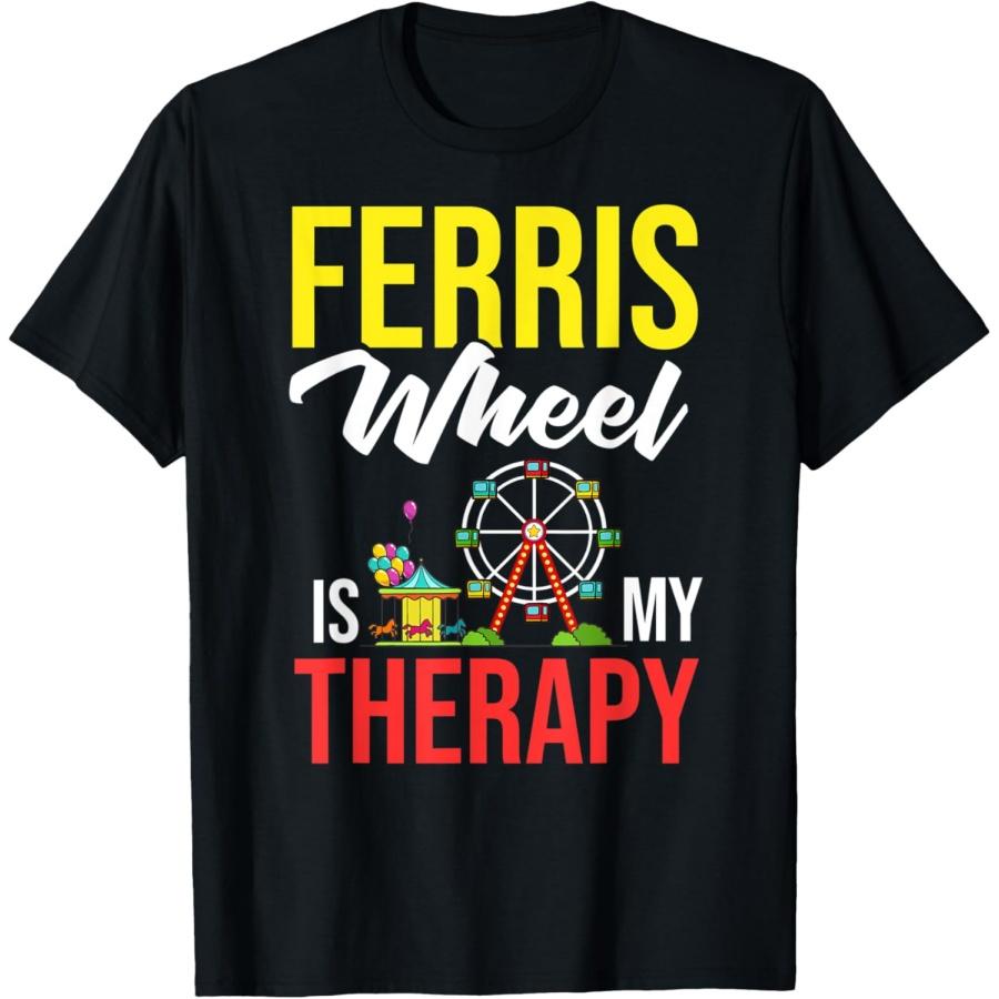 

Поездка на колесе обозрения Гигантские колеса обозрения Карнавальная футболка с цитатой(19) XXXXXL чёрный