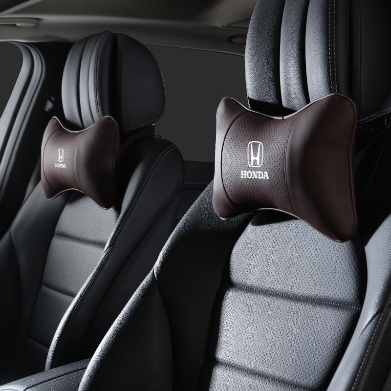 Honda Accord CR-V Civic Car Headrest & Lumbar Support Pillow Set