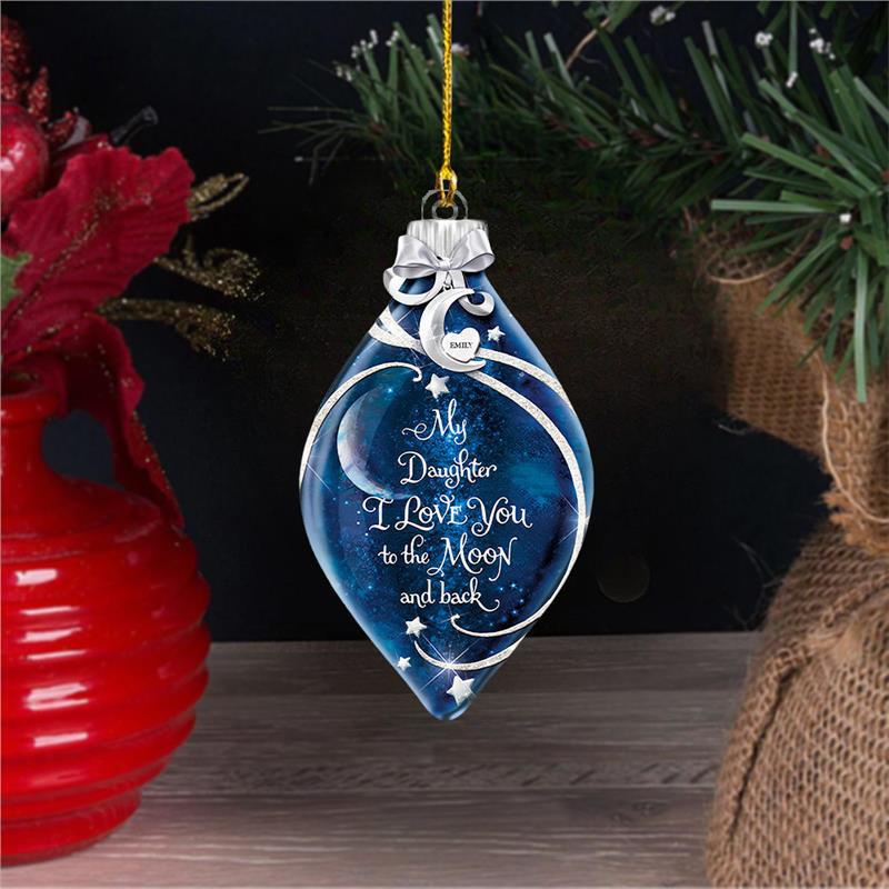 Blue Moon & Dragon Valentine's Hanging Ornament for Home Decoration