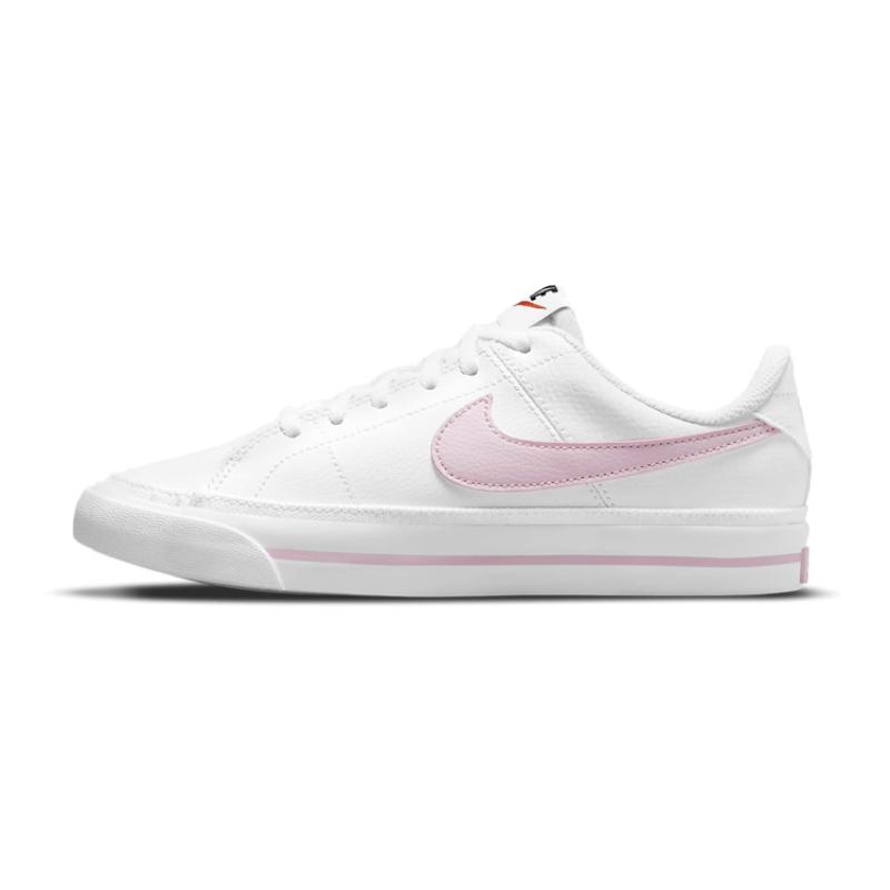Nike Court Legacy 'White Pink Foam' GS Sneakers DA5380-109