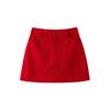 Spring Corduroy Mini Skirt Burgundy Women Brown Vintage A Line Short Skirts Short Corduroy Beige