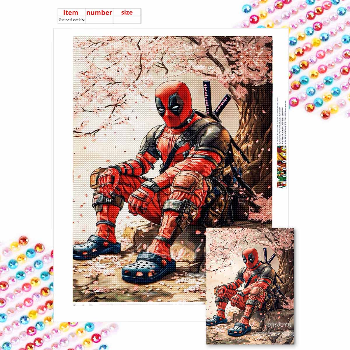 

Наборы для алмазной вышивки 5D DIY для взрослых, наборы с полными круглыми кристаллами для начинающих для украшения стен дома Round 20x30cm