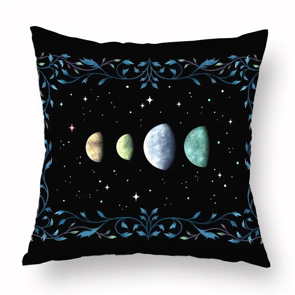 Psychedelic Moon Pillowcase Decoration Room Aesthetics Butterfly Pillowcase Bed Living  Home