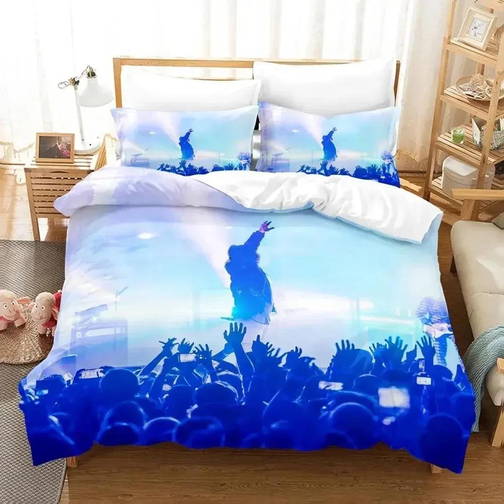 3D Print Indochine Rock Bedding Set Duvet Cover Bed Set Quilt Cover Pillowcase Comforter King Queen Size Boys Adult Bedding Set