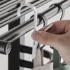 Kitchen bathroom heating bathroom creative transparent and strong plastic hooks no punching no nails S-shaped hooks S-hooks