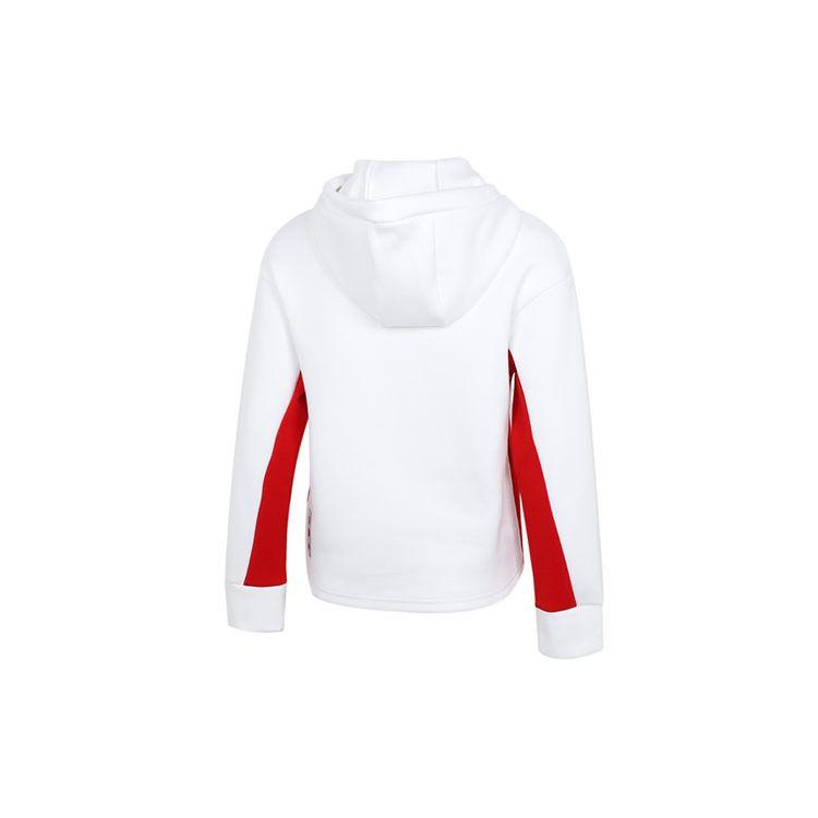 Adidas Cny Hood Sweat Limited Casual Sports Breathable Hoodie White Light Red Women HC2798