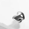 Modern Minimalist Cabinet Knob Brushed Chrome Gold Heart Shaped Knob Single Hole Knob  Bedroom