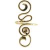 Hai Rao 2024 Minimalist Copper Adjustable Toe Ring - Eco-Friendly