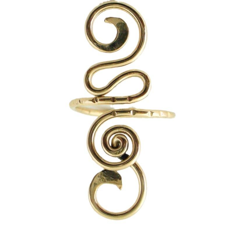 Hai Rao 2024 Minimalist Copper Adjustable Toe Ring - Eco-Friendly