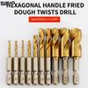 High Hardness 2-10MM Twist Drill Bit Hex Shank Ultra-short Hole Opener Stainless Steel Special Drill Wood Metal