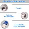 1/2" 3/4" 1" 1/4" 3/8 Full Port Ball Valve 2P Female Valve New Threaded Ball Valve