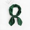 Solid Color Small Square Scarf for Women, Simple Korean Style, Versatile for Spring and Summer, Suitable for Professionals, Bank Employees