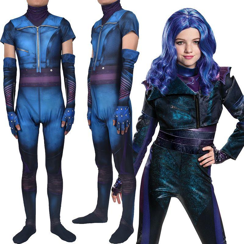 Exquisite Descendants 3 Evie Cosplay Costume Jumpsuit For Adults And Kids Perfect For Halloween