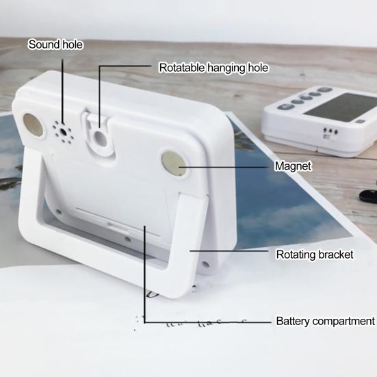 Dobbel digital timer Praktisk batteridrevet timer Minnefunksjon Tidsstyringsverktøy for hjemmekjøkken Robust