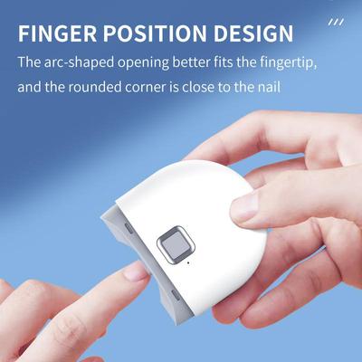 Electric Automatic Nail Clipper Manicure Nail Trimmer Nail Cutter USB Charging Mini Manicure Cutter MYY
